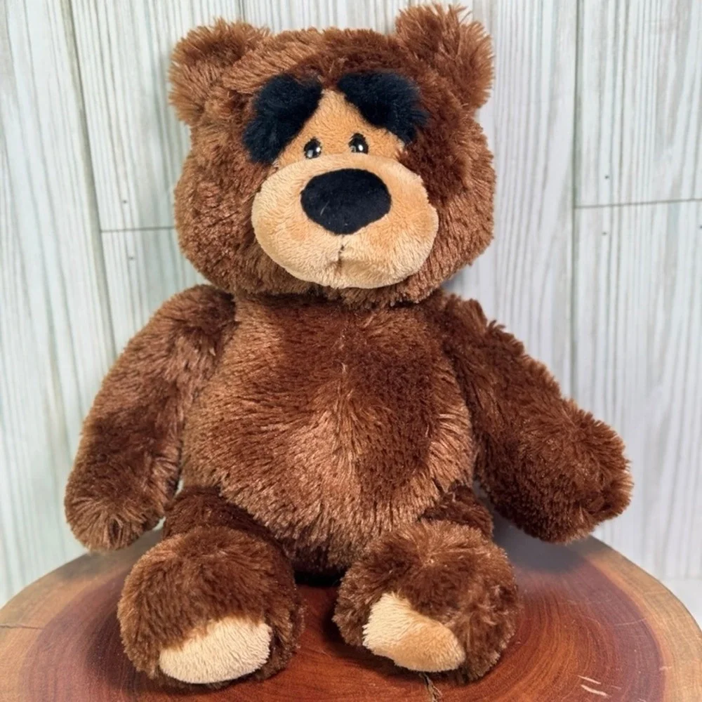 Gund Grizz Jr Brown Teddy Bear Plush Stuffed Animal Bushy Eyebrows 9
